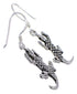 Sterling Silver Lizard Hook Dangle Earrings Jewelry ES23155